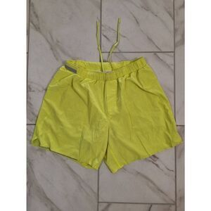 Lululemon Mens Medium Solar Yellow Training Shorts
